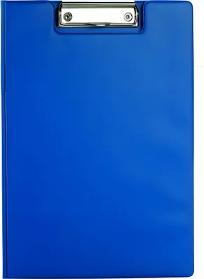 Immagine prodotto di Cartella a clip A4 rivestita in plastica blu scuro