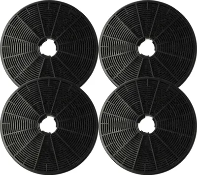 Produktbild von vhbw 4x Aktivkohlefilter Ersatz für Klarstein 10035387 für Dunstabzugshaube - 17,5 cm