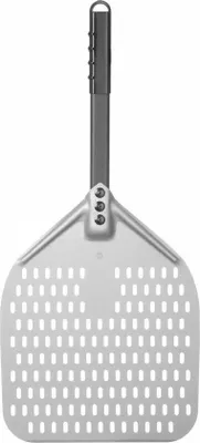 Produktbild von Pizzaschalen aus Aluminium, vierkant geperforeert, 660x305mm, sehr langlebig