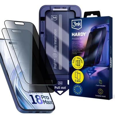 Produktbild von H Hardy 2 Stück Sichtschutzglas für iPhone 18 Pro Max, Display Schutz Blickschutz Anti Spy