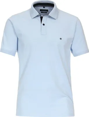 Produktbild von CASAMODA Herren Poloshirt Kurzarm Regular Stretch Piqué Hellblau S