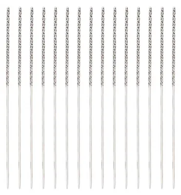 Immagine prodotto di Set di aghi da riparazione, 15 pezzi, in metallo, per tessuti a maglia e lavori manuali, dimensioni 1,2 x 76 cm