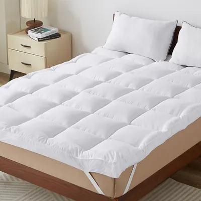 Productafbeelding van CASABEL Zachte en ademende matrastopper, 160x200cm, Wit