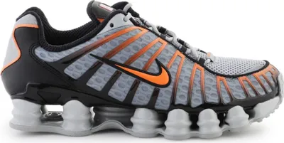 Produktbild von Nike Shox Tl Sportschuhe mit Shox-Säulen AV3595011 LT Smoke Grey/Bright Mandarin