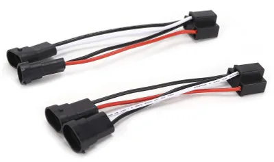 H4 9003 auf H11-Adapter, 2 Stk., 12-24V, Kabelbaum