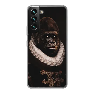Produktbild von MuchoWow® Handyhülle Schutzhülle Hülle für Samsung Galaxy S22 Affe - Kunst - Alte Meister Silikon Softcase Handy Hülle - Mobiltelefonhülle