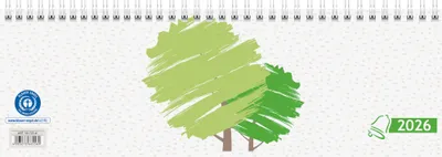 Produktbild von Querkalender 29,7x10,5cm 1 Woche/2 Seiten UWS Kalendarium 2026