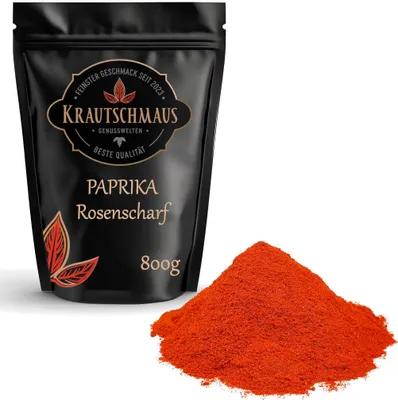 Produktbild von 800g Paprika Scharf 800g von Krautschmaus, schonend getrocknet, voller Geschmack