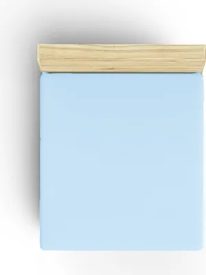Produktbild von L'Essentiel Linge de Maison, Light Blue, Ranforce King Spannbettlaken (FR) (IT) (ES) (DE), Hellblau, 100% BAUMWOLLE, 160 x 200+30 cm