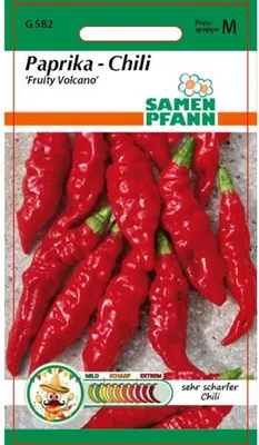 Produktbild von Chili Fruity Volcano | Chilisamen von Samen Pfann