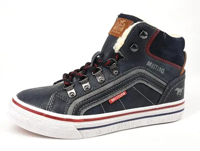 Produktbild von Mustang Kinderschuhe Burschen Stiefel Reißverschluss Stiefel Blau Freizeit, Schuhgröße:34 EU