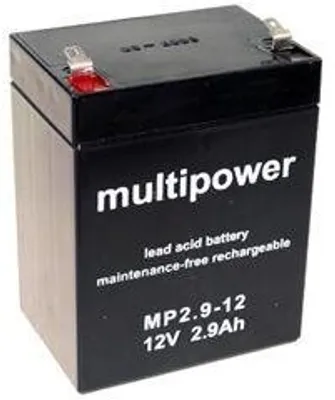 Produktbild von MultiPower Bleiakku MP2.9-12 12,0Volt 2900mAh