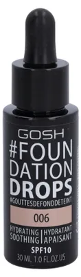 Immagine prodotto di GOSH Fondotinta idratante e levigante in gocce 006 Fulvo, 30ml