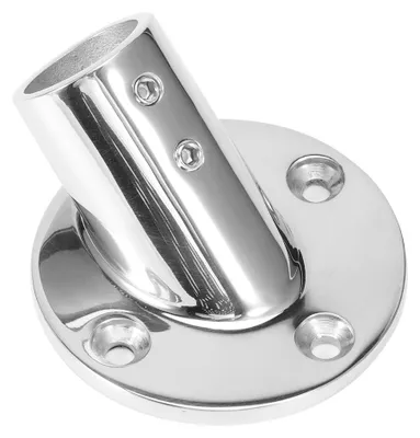 Zdjęcie produktu dla Łącznik do poręczy z rurki okrągłej pod kątem 45 stopni, stal nierdzewna 316, osprzęt okrętowy, 22 mm / 0,9 cala