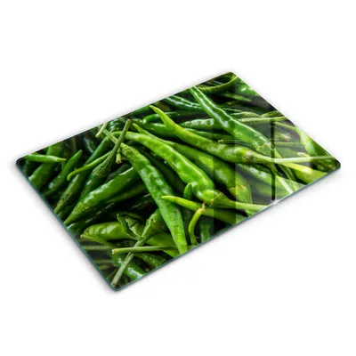 Produktbild von Glasschneideplatte - Herdabdeckplatte - 80x52 cm -Schneidebrett - Spritzschutz -Schotenerbsen