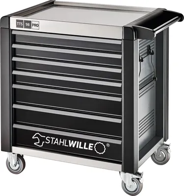 Produktbild von Stahlwille Werkstattwagen 98/7 PRO 7 Schubl. 651 x 1001 x 1020 mm  anthrazit, RAL 7016; schwarz, RAL 9005 - TTS 98/7 A PRO