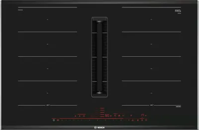 Produktbild von Bosch PXX875D67E Induktionkochfeld 80cm Kochfeld mit integriertem Abzug