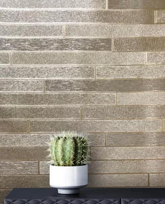 Produktbild von NEWROOM Tapete Rot Vliestapete Mauer - Modern Rot Stein Fliesen Loft