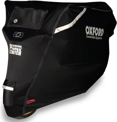 Produktbild von Oxford Premium Protex Stretch Motorradabdeckung – Hochwertige Outdoor-Motorradabdeckung – XL