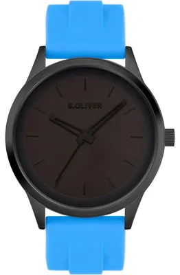 Image de Montre pour homme s.Oliver, bracelet en silicone, modèle SO-4403-PQ
