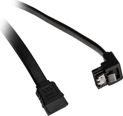 Zdjęcie produktu dla akasa ak-cbsa09-10bk kątowy kabel sata czarny
