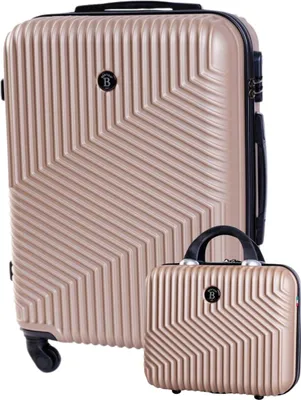 Obrázek produktu pro Cestovní kufr BERTOO Milano - champagne set 2v1 XXL