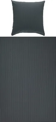 Produktbild von Erwin Müller Bettwäsche Rosenheim" mit Hotelverschluss anthrazit 1x 135x200 cm + 1x 80x80 cm"