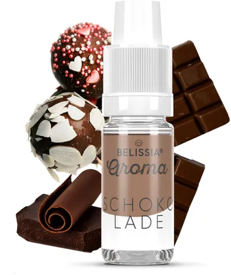 Produktbild von Belissia Lebensmittelaroma Schokolade - 10ml Hochdosiertes Aroma - Kalorienfrei, Vegan - Für Speisen, Getränke, Shake, Quark, Nebelmaschine uvm.