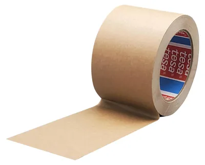 Produktbild von 4x TESA Papierklebeband tesapack 4713 mit Naturkautschukkleber 75mm x 50m braun