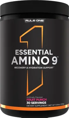 Produktbild von Rule1 | Essential Amino 9 | EAA with Electrolytes Fruit Punch