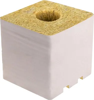 Produktbild von Steinwolle Zuchtwürfel Cannabis 15x15x14,2cm Pflanzenzuchtblock Hydroponik