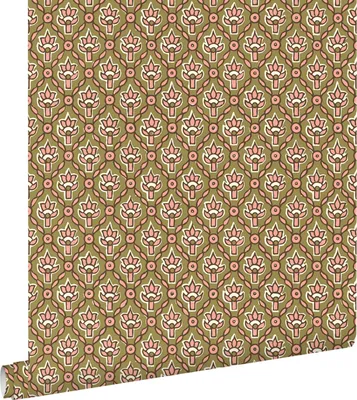 Obrázok produktu pre ESTAhome tapeta kvetinový vzor zelená 50 x 900 cm