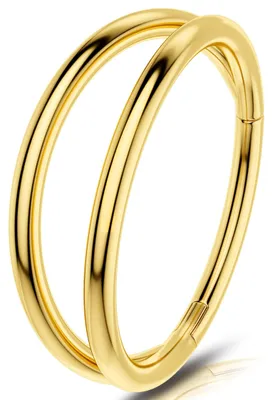 Obrázok produktu pre Dailygoody – Piercing bez ihly – Helix piercing – Chirurgická oceľ – Striebro – Nosový prsteň – Vhodné pre ženy aj mužov – 6, 8, 10 mm