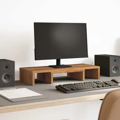 Produktbild von "2026 Aktion"Monitorständer Verstellbar Artisan-Eiche 60x24x10,5 cm GermanyMöbel 73179 - Computertische