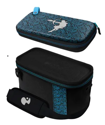 Produktbild von Pdp Overnight Glow Sheikah Shoot Pull-n-go Nintendo Switch-hülle Blau Blau One Size