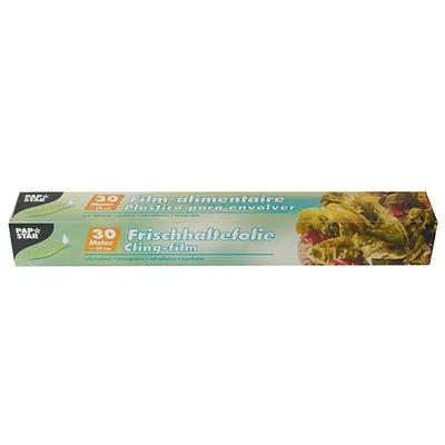 Obrázok produktu pre PapStar 14110 Frischhaltefolie - 30 m x 29 cm, Faltschachtel