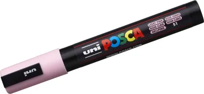 Obrázok produktu pre POSCA - POSCA PC5M M Light PCA Light Pink | 1 kus | 6 kusov