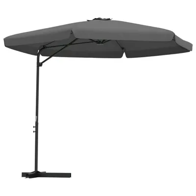 Zdjęcie produktu dla vidaXL Parasol ze stalowym drążkiem 300 cm antracytowy