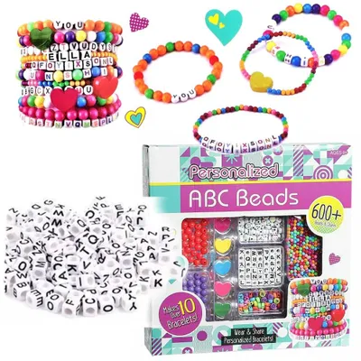 Produktbild von Trifox Schmuck-Bastelset mit Perlen und Buchstaben