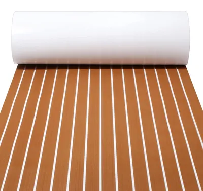 Zdjęcie produktu dla Mata podłogowa z pianki teakowej Eva, wymiary 240 x 90 cm, przeznaczona do łodzi