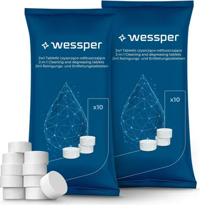 Produktbild von Wessper 20 čisticích tablet pro všechny plně automatické kávovary a kávovary