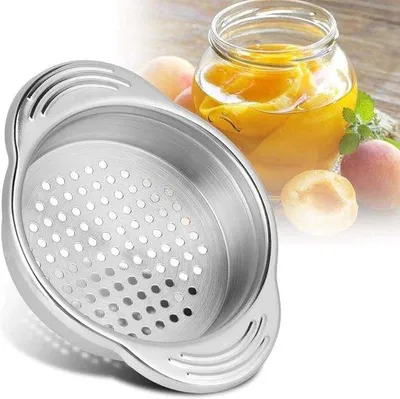 Produktbild von Dailygoods - Abtropfgestell aus Edelstahl - Lebensmittelsieb - Abgießer für Konserven
