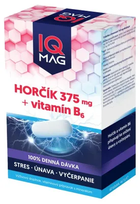 Immagine prodotto di IQ Mag Magnesio 375 mg + B6 per una vita attiva 60 cps