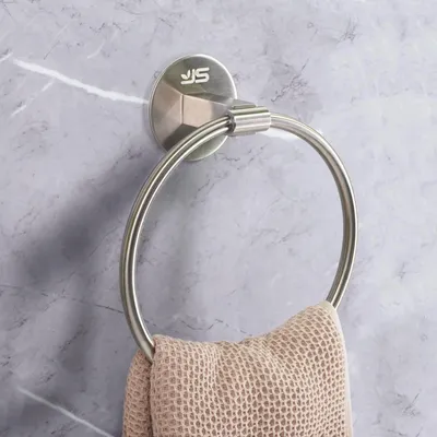 Produktbild von Selbstklebende Handtuchhalter Set - 2 Stück - Edelstahl - Ohne Bohren