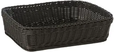 Image de Panier APS Profi Line rectangulaire, noir, hauteur : 100 mm, longueur : 300 mm