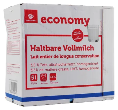 Produktbild von Trans Gourmet Haltbare Vollmilch 3,5% Fett BIB 5L