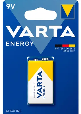Obrázok produktu pre Varta ENERGY 9 V, Alkalický, 9 V, Modrá, 1 kusov