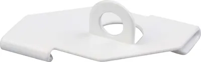 Image de STAS Crochets de plafond suspendus blanc (set de 5)