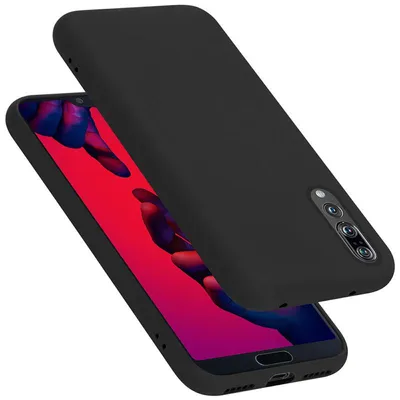 Produktbild von Cadorabo Schutzhülle für Huawei P20 PRO / P20 PLUS Hülle in Schwarz Handyhülle Case Cover TPU Etui