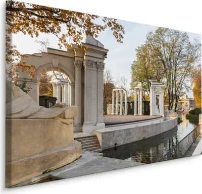 Produktbild von Fabelhafte Canvas LEINWAND BILDER 70x50 cm XXL Kunstdruck Warschau Theater Antik